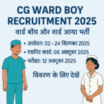 CG Ward Boy Recruitment 2025