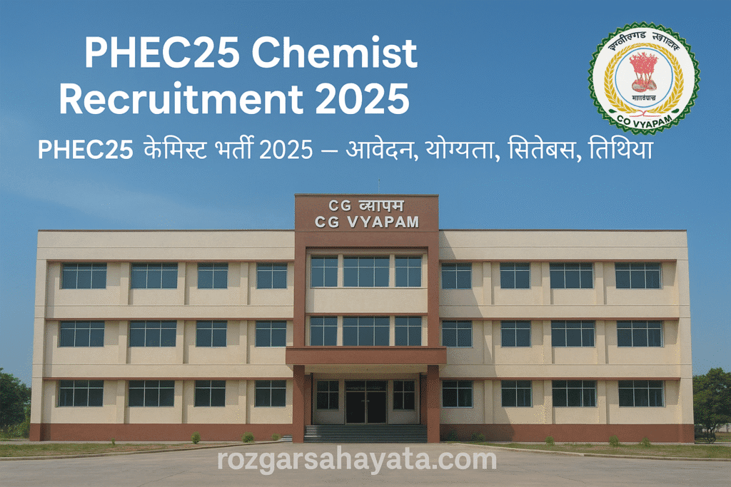 HEC25 Chemist Recruitment 2025