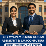 (HJJA25) CG Vyapam Junior Judicial Assistant Bharti 2025