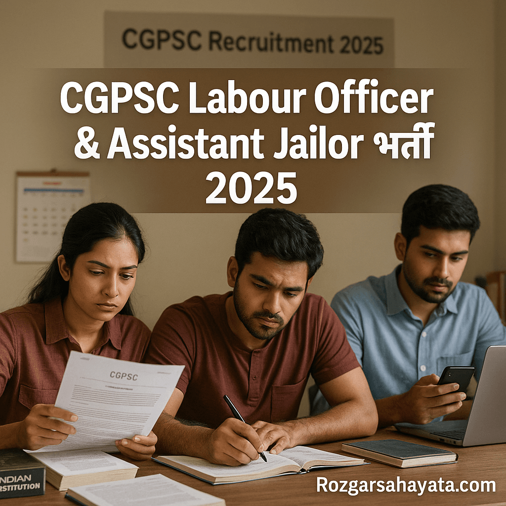 CGPSC Labour Officer & Assistant Jailor
