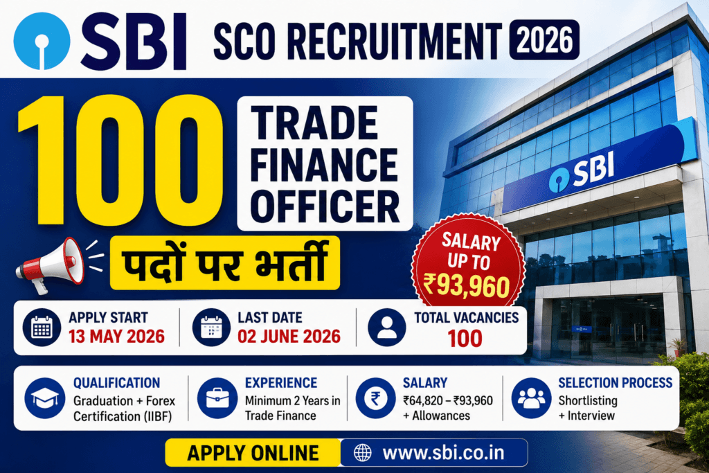 SBI SCO Recruitment
