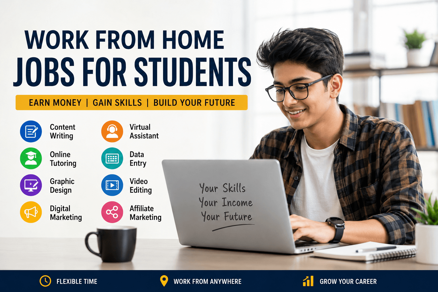 Work From Home Jobs For Students: Best Online Earning Opportunities in 2026