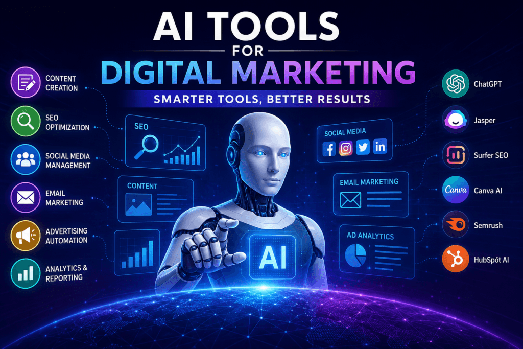 Best AI Tools for Digital Marketing and SEO Growth in 2026
