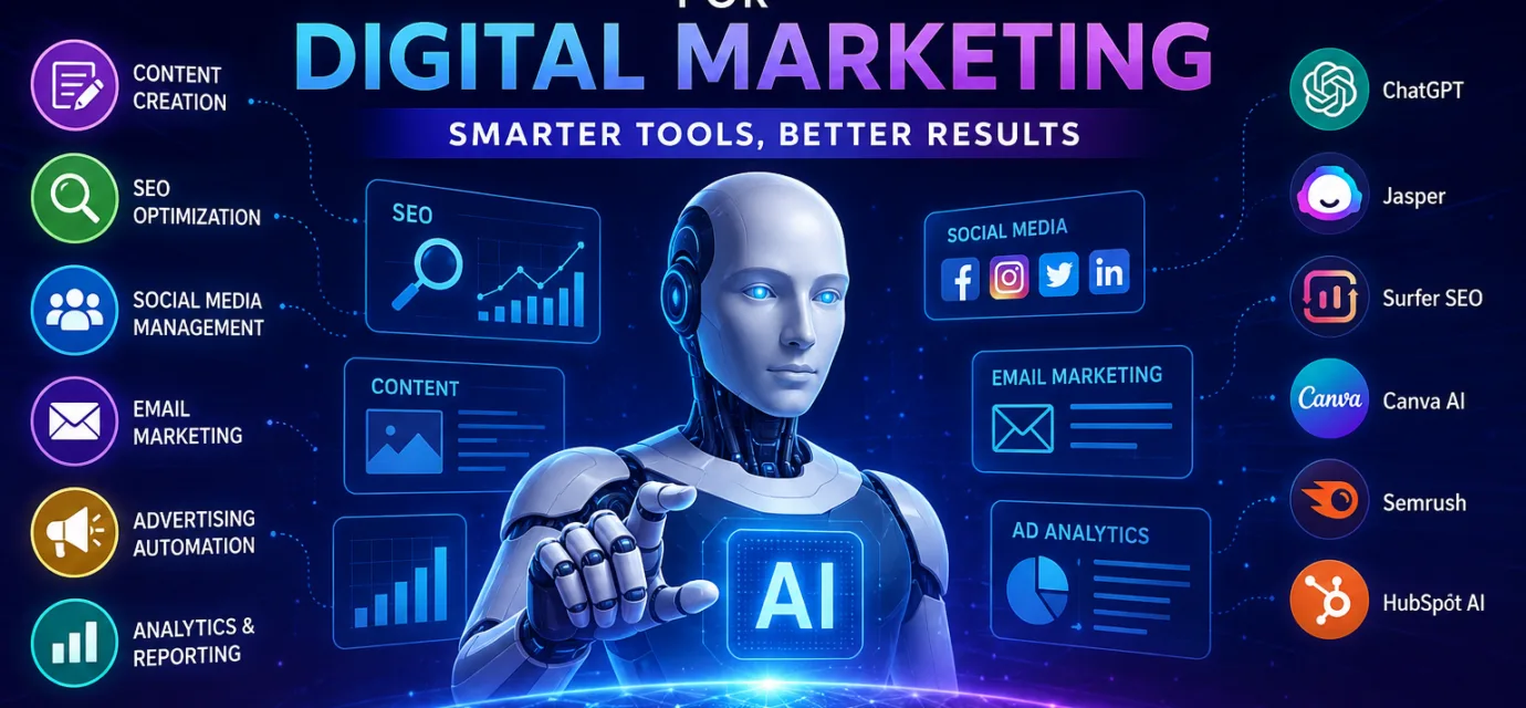 Best AI Tools for Digital Marketing and SEO Growth in 2026