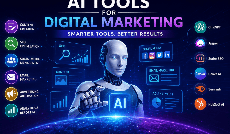 Best AI Tools for Digital Marketing and SEO Growth in 2026