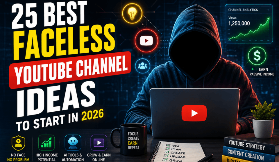 Faceless YouTube Channel Ideas