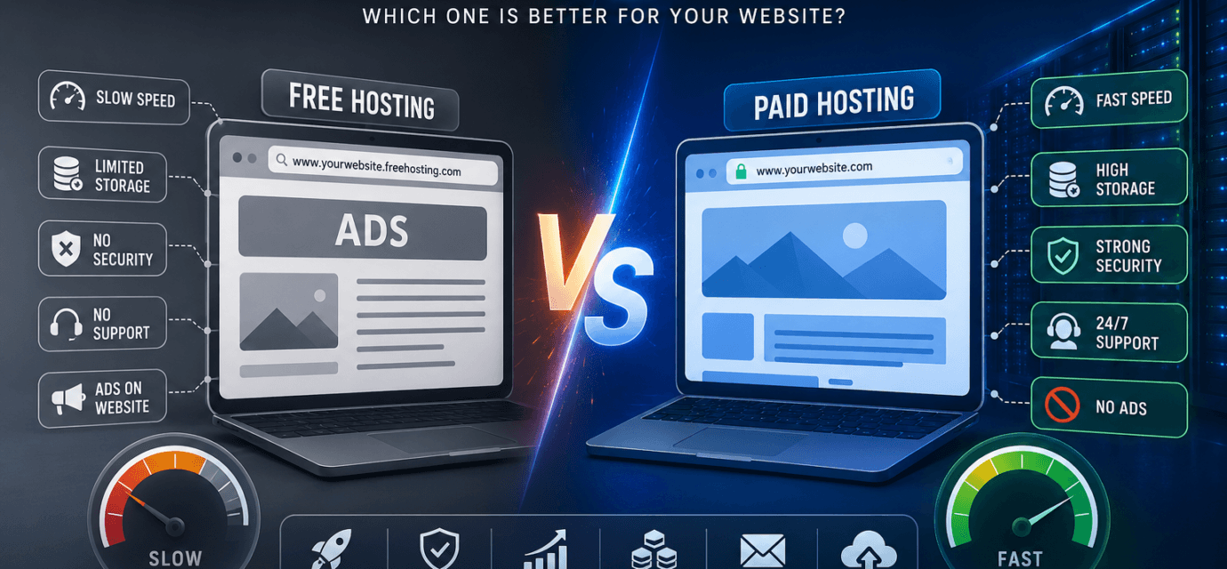 Free Hosting vs Paid Hosting Which Is Better in 2026
