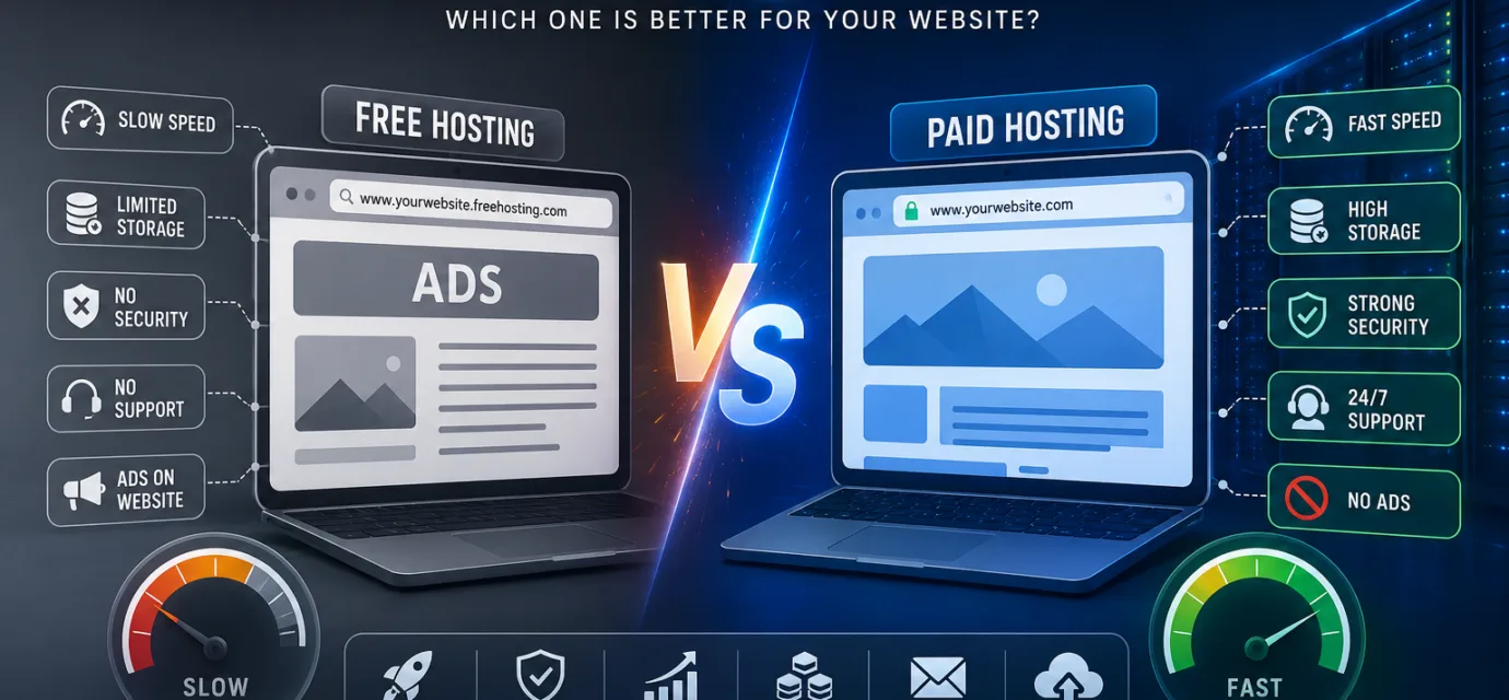 Free Hosting vs Paid Hosting Which Is Better in 2026