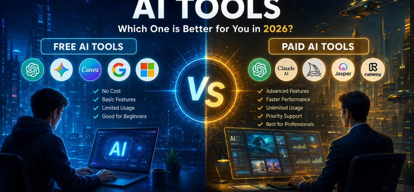 Free vs Paid AI Tools Comparison Guide 2026