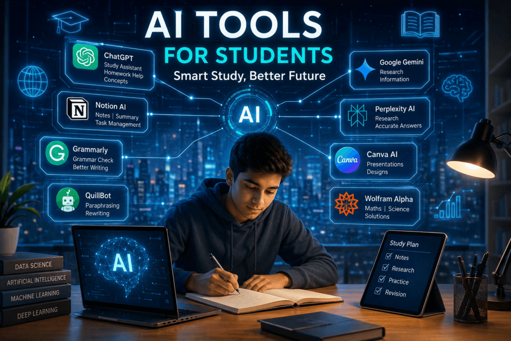 Top AI Tools for Students in 2026 Study Smarter & Faster