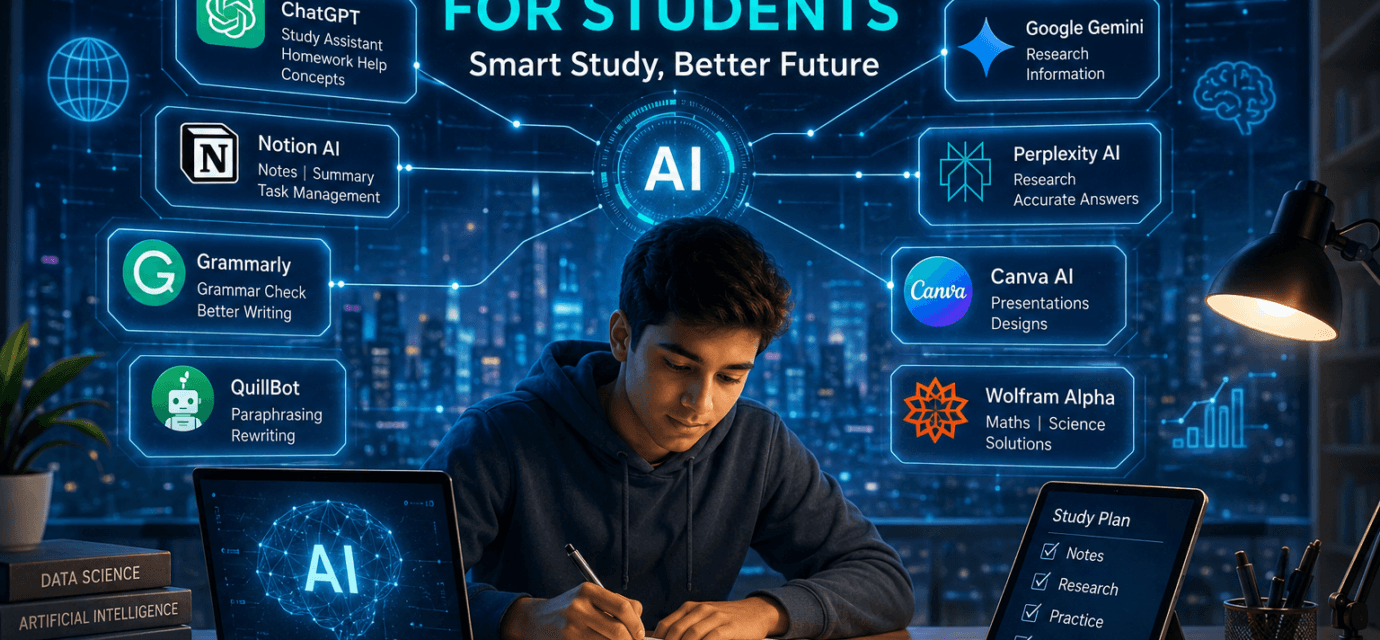Top AI Tools for Students in 2026 Study Smarter & Faster