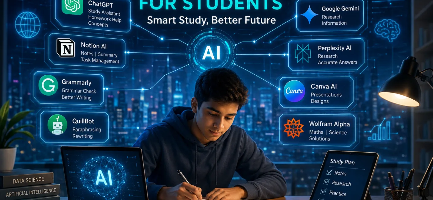 Top AI Tools for Students in 2026 Study Smarter & Faster
