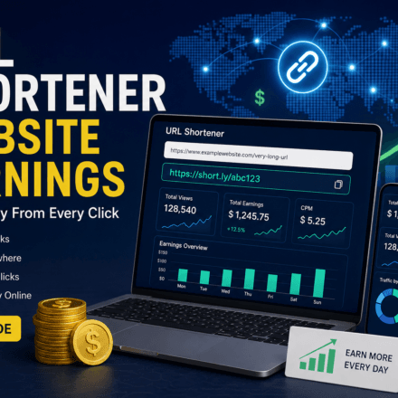 URL Shortener Website Earnings
