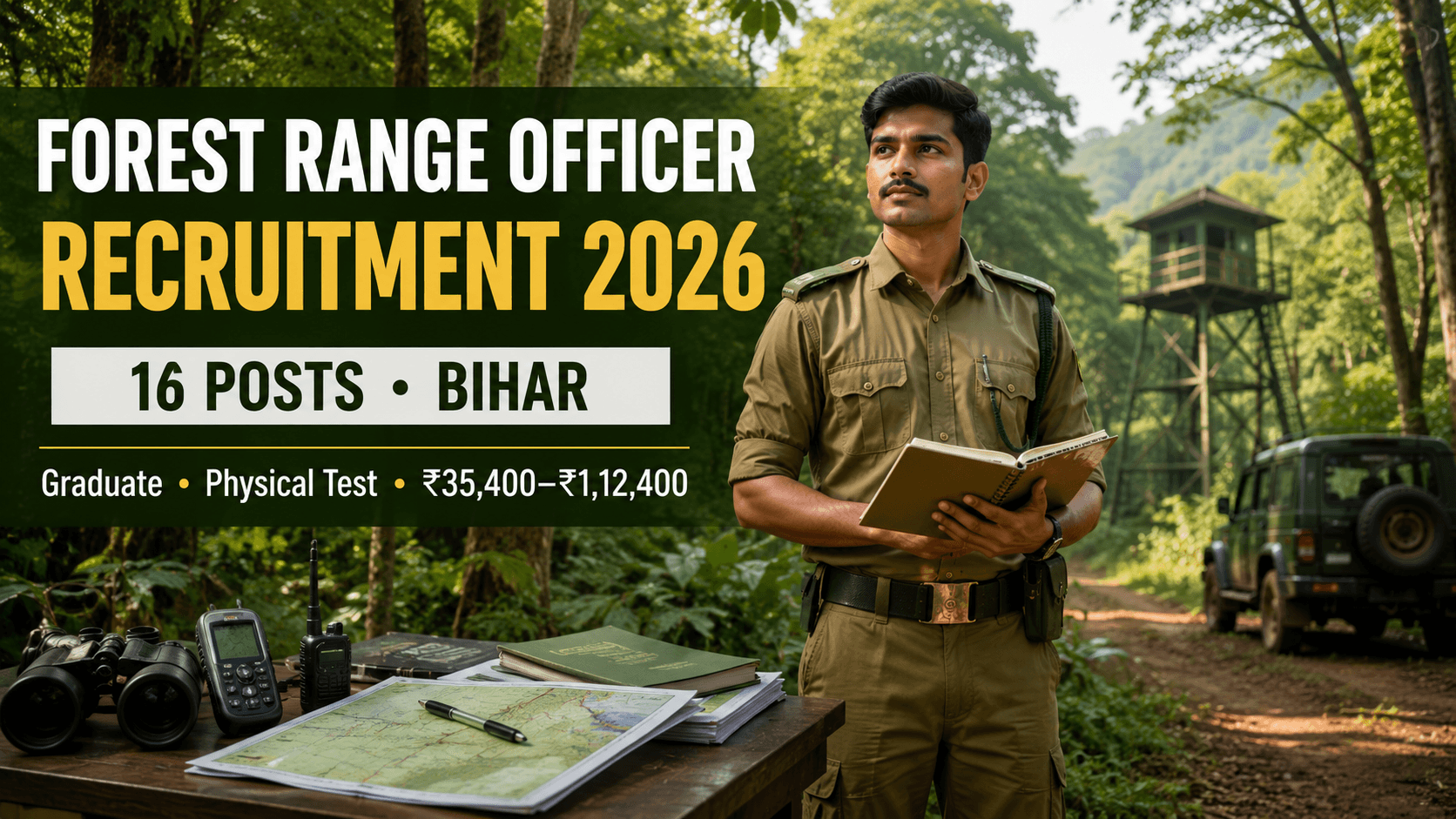 Bihar Forest Range Officer Recruitment 2026: 16 Posts, Apply Online