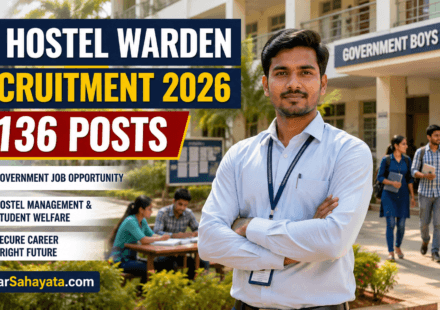 CG HOSTEL WARDEN RECRUITMENT 2026