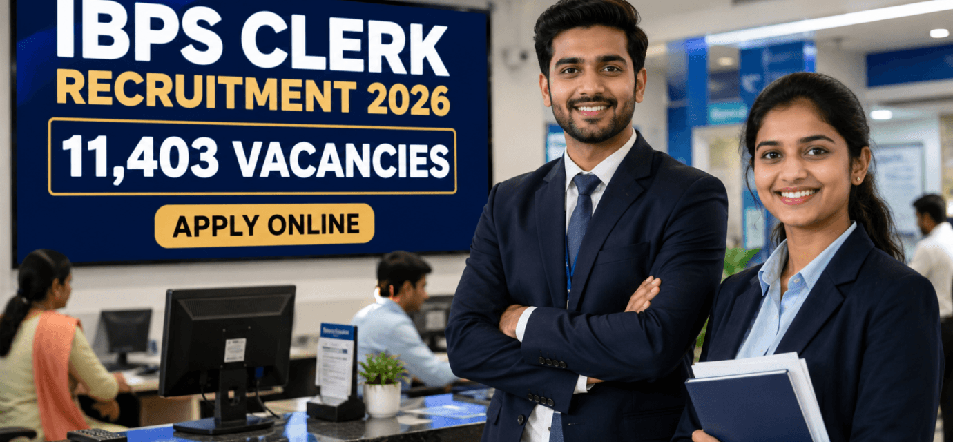 IBPS Clerk Recruitment 2026