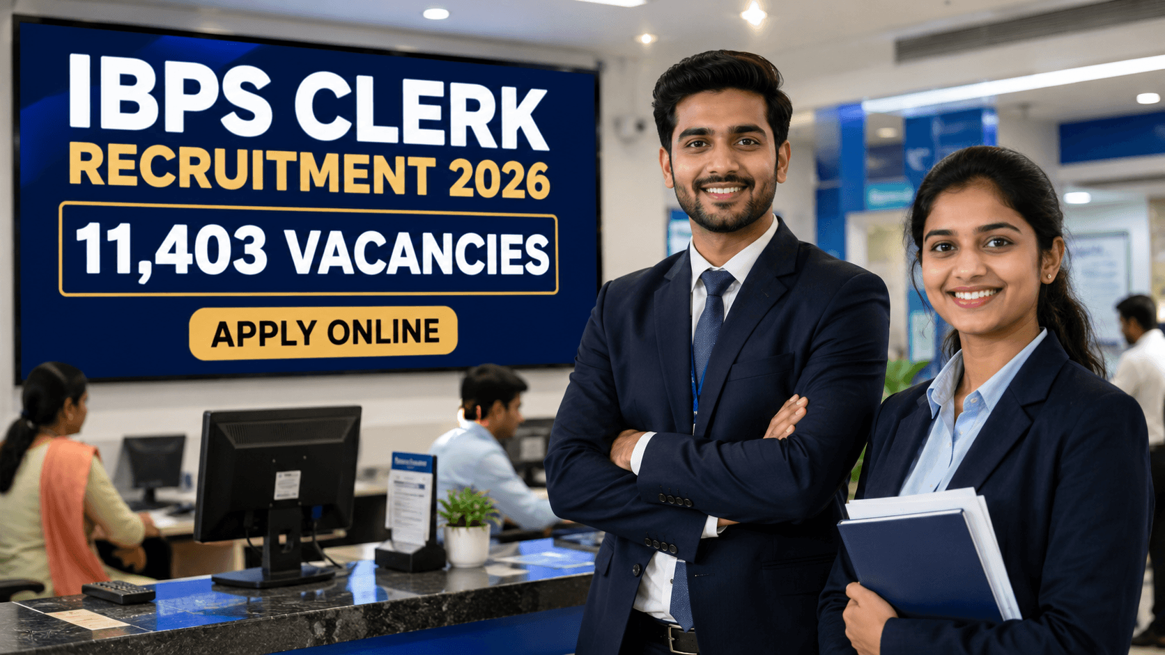 IBPS Clerk Recruitment 2026: 11,403 पदों पर भर्ती, Apply Online