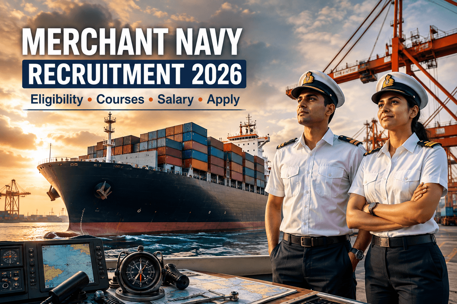 Merchant Navy Recruitment 2026: Eligibility, Salary, Courses & Apply