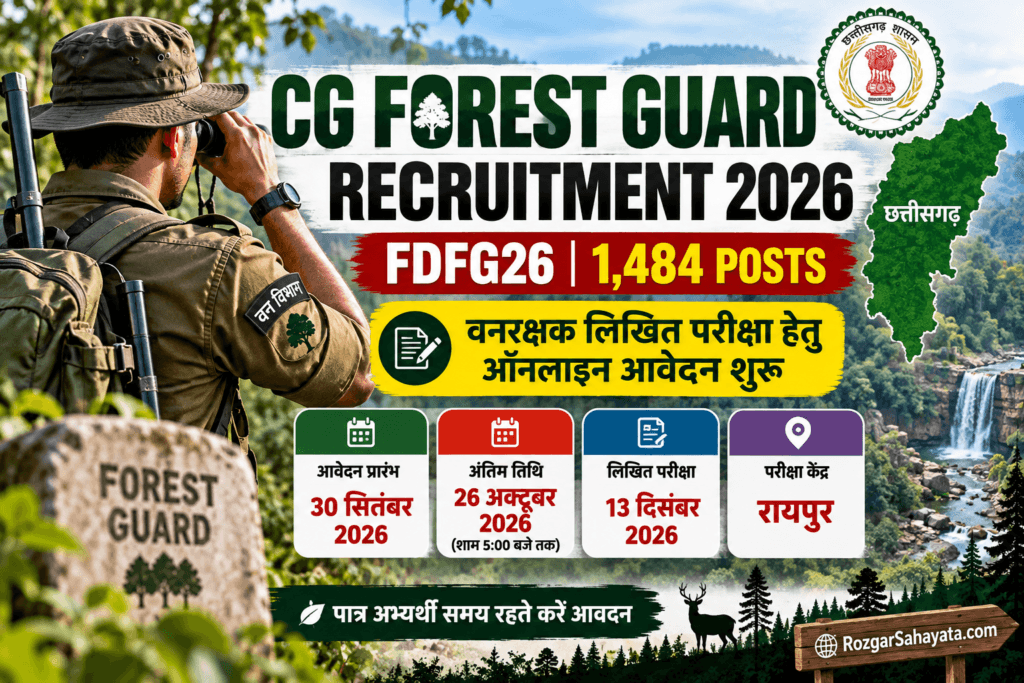 CG FOREST GUARD RECRUITMENT 2026