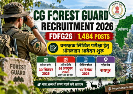 CG FOREST GUARD RECRUITMENT 2026